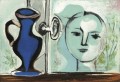 Head in front of the window 1937 cubist Pablo Picasso